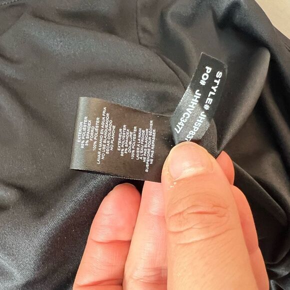 Jessica Howard NWT 3/4 sleeve black and white print sheath dress size 14p - Picture 6 of 7